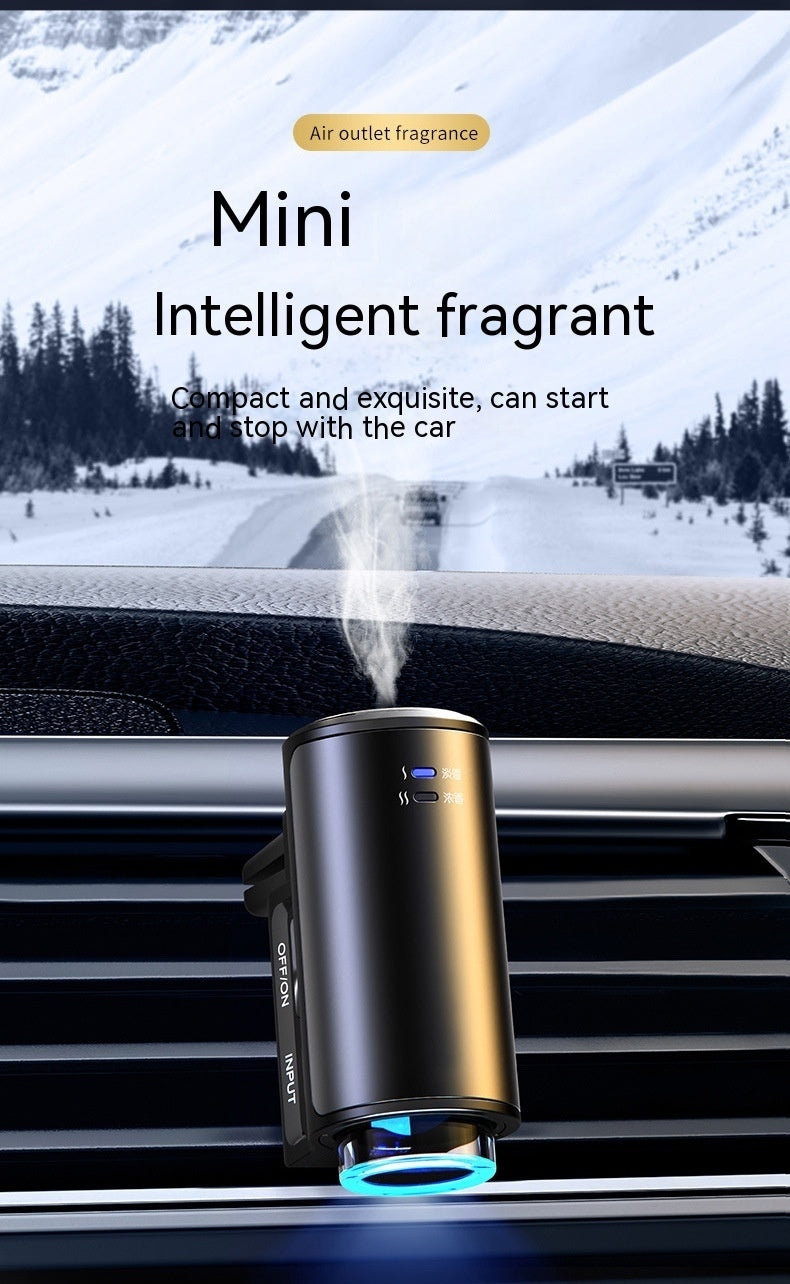 Difusor de aroma para coche inteligente con salida de aire y perfume