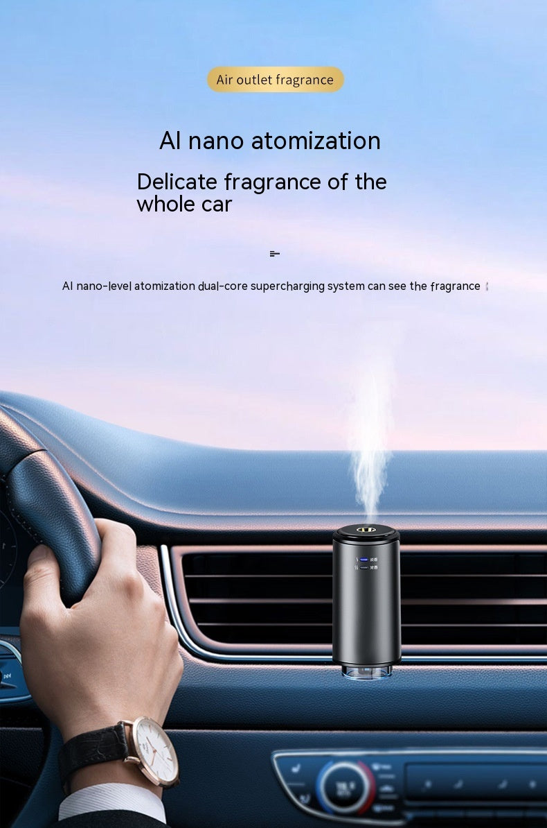 Difusor de aroma para coche inteligente con salida de aire y perfume