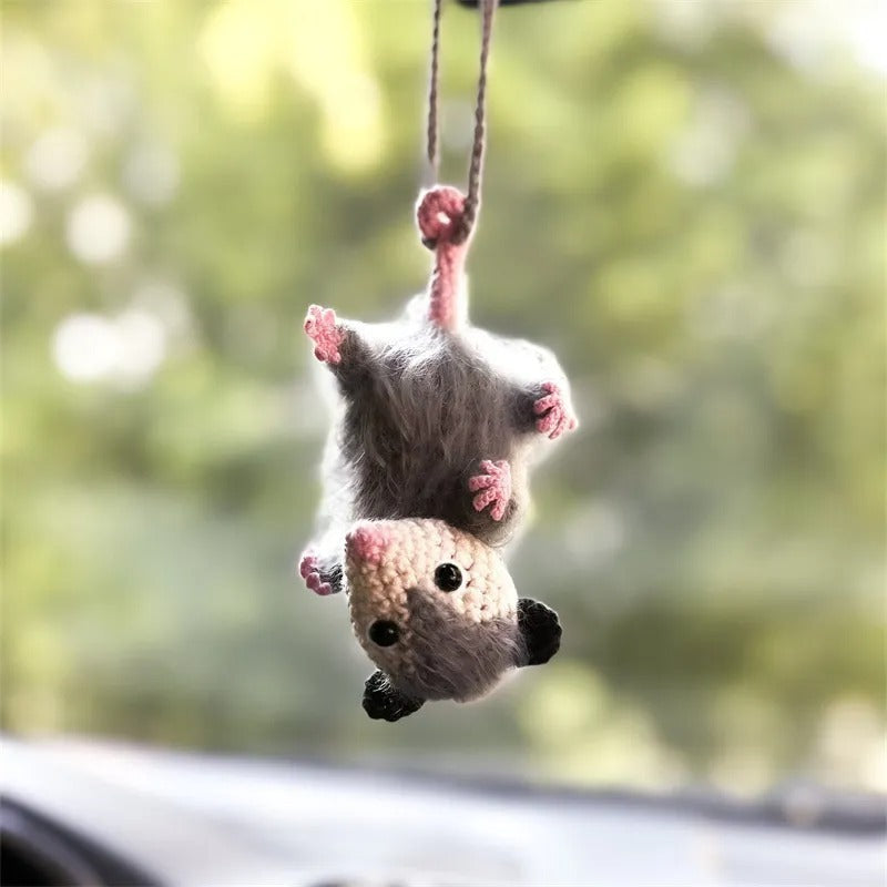 Fabric Possum Car Ornament Decorations