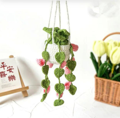 Car Plant Decoration Decoration Knitting Wool