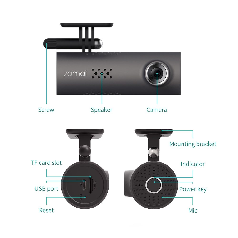 Cámara DVR inteligente para tablero de automóvil, inalámbrica, 130 grados, 1080P, FHD, versión nocturna, sensor G, grabadora de conducción