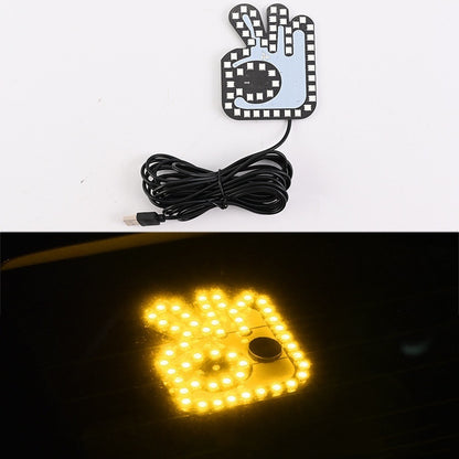 Presa USB per auto, luce con gesto delle dita