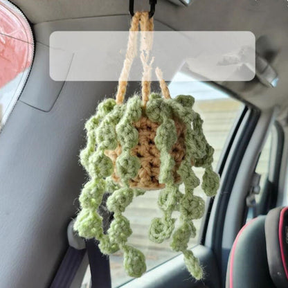 Car Plant Decoration Decoration Knitting Wool