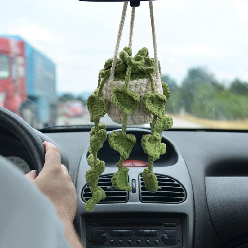 Car Plant Decoration Decoration Knitting Wool