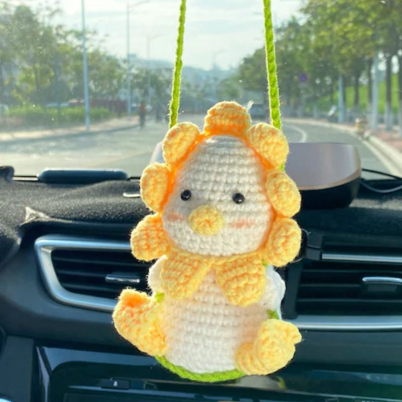 Car Plant Decoration Decoration Knitting Wool