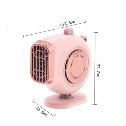 Warm Cold Dual Use Car Low Noise Defog Windscreen Fan Heater Demister Car Heater Fan Heater Window Mist Remover