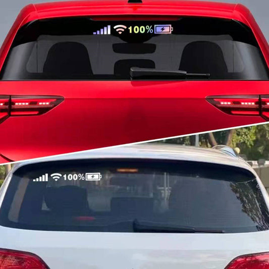 Car Windshield Stickers Signal WiFi Power Vinyl Decal Mobile Phone Car Stickers Auto Exterior Decorative Accessories Decals