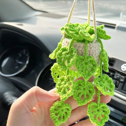 Car Plant Decoration Decoration Knitting Wool