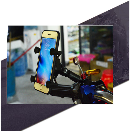 Soporte para teléfono móvil recargable para motocicletas, práctico accesorio para automóviles y motocicletas